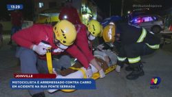 joinville:-motociclista-e-arremessado-contra-carro-em-acidente-na-rua-ponte-serrada