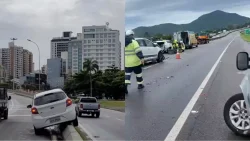 caos-no-transito:-acidentes-e-congestionamentos-marcam-a-manha-de-terca-na-grande-florianopolis