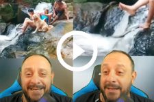 video:-cobra-enorme-assusta-banhistas-em-cachoeira;-‘que-desespero’