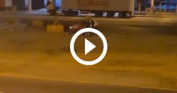 video:-carro-colide-em-obra-realizada-na-br-470-em-blumenau