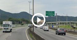 video:-motociclista-morre-apos-bater-em-carreta-na-br-101-em-balneario-camboriu