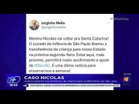 caso-nicolas:-justica-autoriza-transferencia-da-crianca-para-acolhimento-em-sao-jose