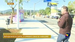 pista-de-‘skate’-de-florianopolis-inaugurada-ha-menos-de-1-mes,-ja-foi-alvo-de-vandalismo