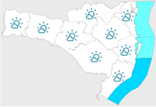 sabado-tem-tempo-estavel-em-sc,-mas-frente-fria-traz-chance-de-chuva-no-domingo