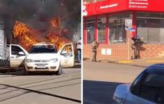 policia-faz-cerco-para-localizar-assaltantes-que-invadiram-banco-e-deixaram-refens-em-sc